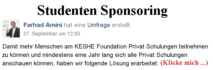 Sponsoring für Studenten